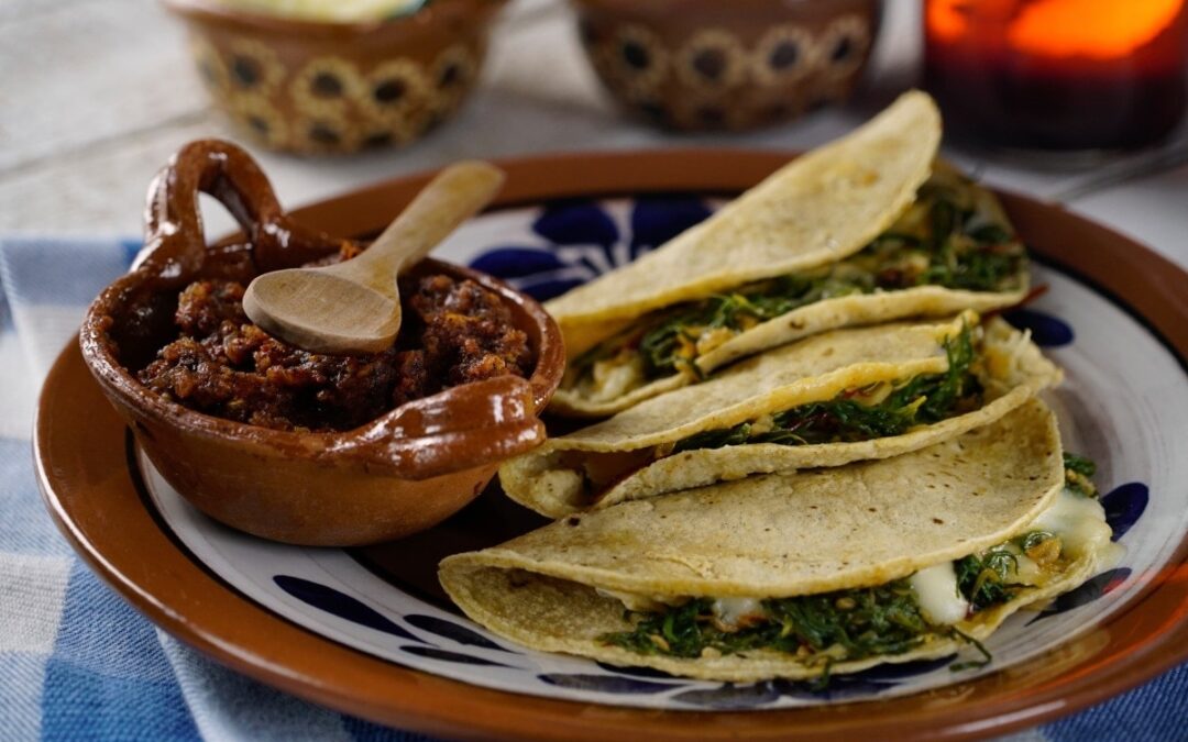 QUESADILLAS DE ROMERITOS