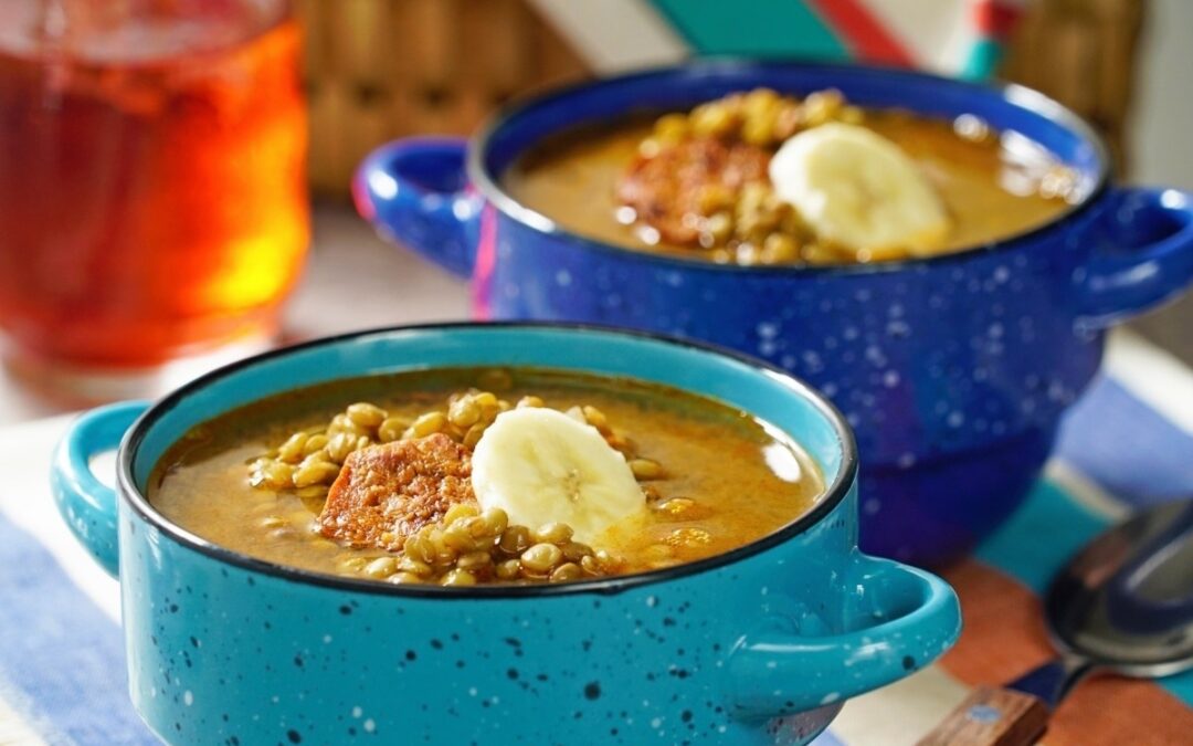 SOPA DE LENTEJAS CON CHORIZO
