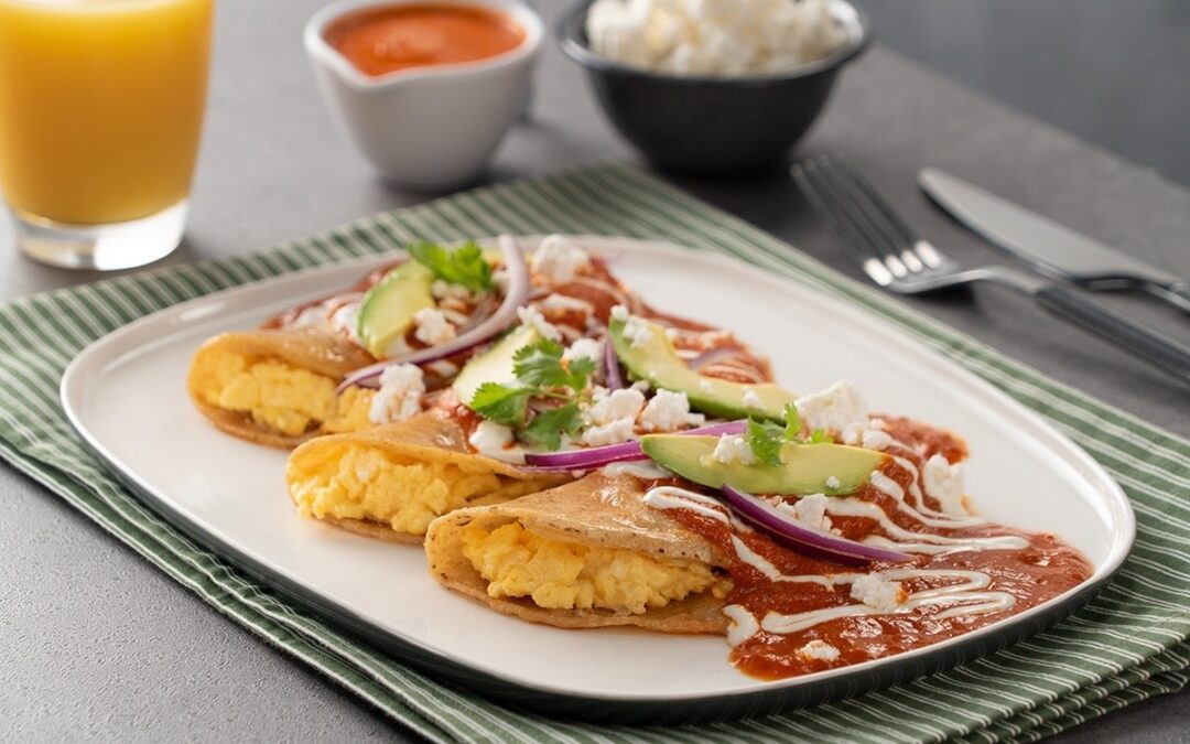 ENTOMATADAS DE HUEVO