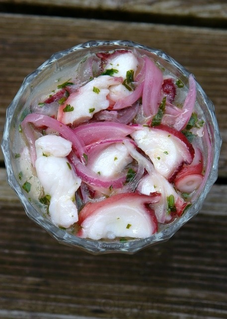 CEVICHE DE PULPO
